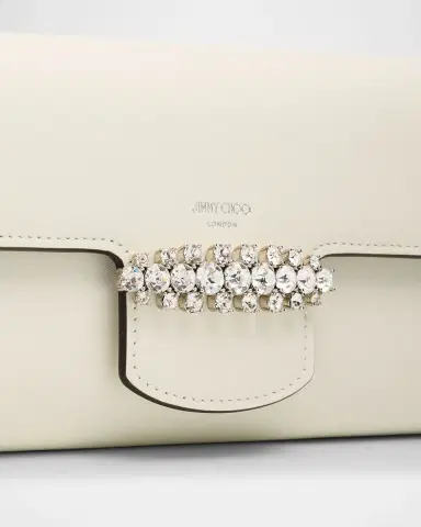 Jimmy Choo Bing Crystal-Embellished Wallet with Chain | Thumbnail 6 Jimmy Choo Bing Crystal-Embellished Wallet with Chain | Thumbnail 6