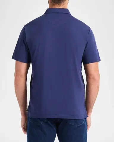 Robert Graham Men 's Furlan Stretch Knit Polo Shirt | Thumbnail 2 Robert Graham Men 's Furlan Stretch Knit Polo Shirt | Thumbnail 2