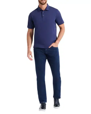 Robert Graham Men 's Furlan Stretch Knit Polo Shirt | Thumbnail 1 Robert Graham Men 's Furlan Stretch Knit Polo Shirt | Thumbnail 1