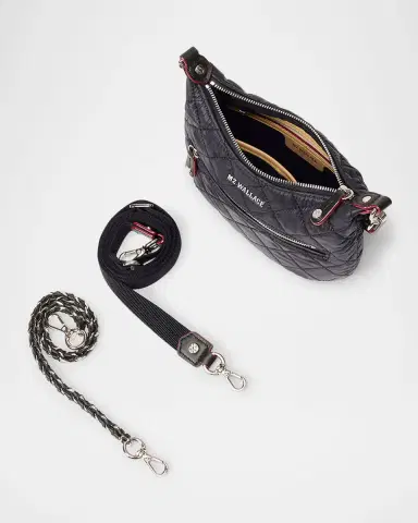 MZ Wallace Crosby Sienna Micro Quilted Shoulder Bag | Thumbnail 4 MZ Wallace Crosby Sienna Micro Quilted Shoulder Bag | Thumbnail 4