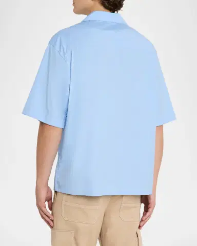 Marni Men's Poplin Camp Shirt | Thumbnail 3 Marni Men's Poplin Camp Shirt | Thumbnail 3