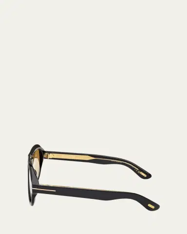 Tom Ford Men's Icon Collection Acetate Aviator Sunglasses | Thumbnail 3 Tom Ford Men's Icon Collection Acetate Aviator Sunglasses | Thumbnail 3