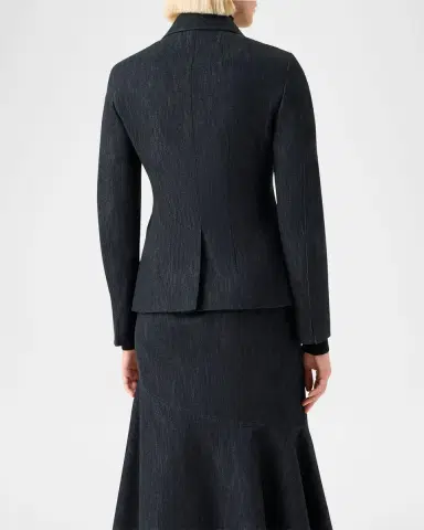 Akris Delia Cotton Denim Stretch Shirt Jacket | Thumbnail 3 Akris Delia Cotton Denim Stretch Shirt Jacket | Thumbnail 3