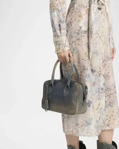 Golden Goose Vita Faded Leather Shoulder Bag | Thumbnail 2 Golden Goose Vita Faded Leather Shoulder Bag | Thumbnail 2