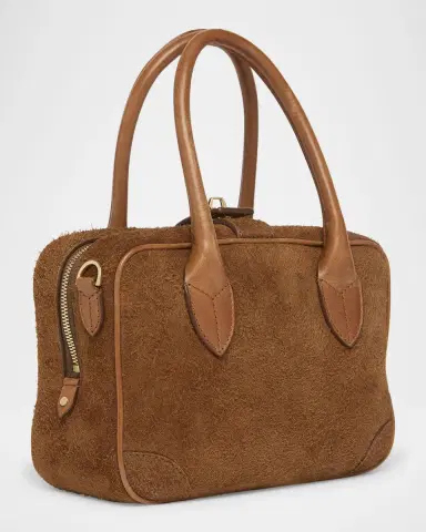 Golden Goose Vita Furry Suede Shoulder Bag | Thumbnail 3 Golden Goose Vita Furry Suede Shoulder Bag | Thumbnail 3