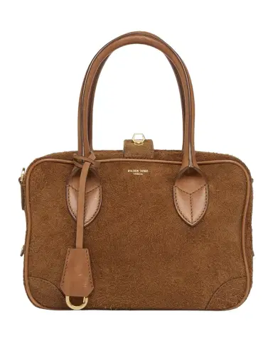 Golden Goose Vita Furry Suede Shoulder Bag | Thumbnail 1 Golden Goose Vita Furry Suede Shoulder Bag | Thumbnail 1