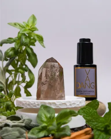 Van Dang Fragrances Acid Washed Dream Diffuser Oil with Smoky Quartz, 0.67 oz. | Thumbnail 2 Van Dang Fragrances Acid Washed Dream Diffuser Oil with Smoky Quartz, 0.67 oz. | Thumbnail 2