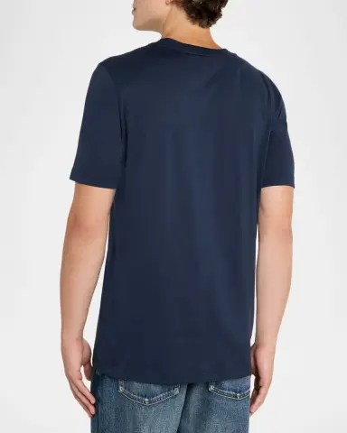 Marni Men's Mending Logo Patch Crewneck T-Shirt | Thumbnail 3 Marni Men's Mending Logo Patch Crewneck T-Shirt | Thumbnail 3