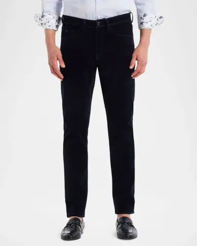 Robert Graham Men 's Celestial Velvety Slim Five-Pocket Pants | Thumbnail 3 Robert Graham Men 's Celestial Velvety Slim Five-Pocket Pants | Thumbnail 3