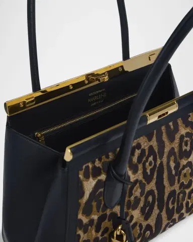 Dolce & Gabbana Marlene Leopard Everyday Bag | Thumbnail 4 Dolce & Gabbana Marlene Leopard Everyday Bag | Thumbnail 4