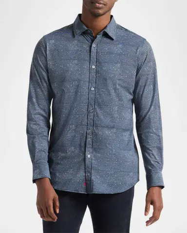 Robert Graham Men's Doyer Stripe Stretch Sport Shirt | Thumbnail 3 Robert Graham Men's Doyer Stripe Stretch Sport Shirt | Thumbnail 3