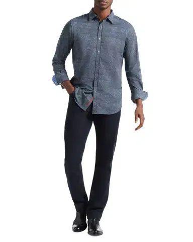 Robert Graham Men's Doyer Stripe Stretch Sport Shirt | Thumbnail 1 Robert Graham Men's Doyer Stripe Stretch Sport Shirt | Thumbnail 1
