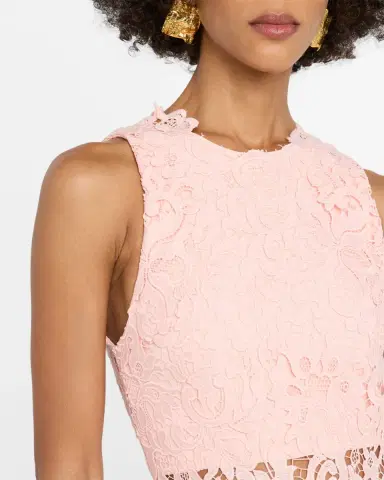 ALICE + OLIVIA Babette Lace Midi Dress | Thumbnail 6 ALICE + OLIVIA Babette Lace Midi Dress | Thumbnail 6