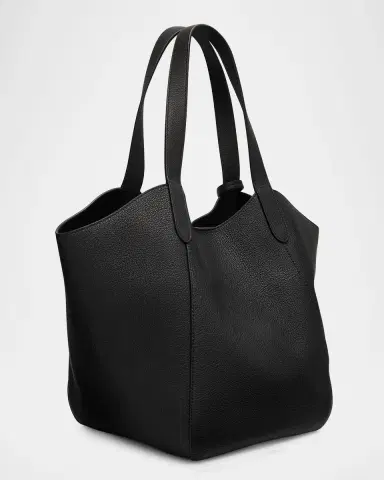 Giorgio Armani Medium Pebble Leather Tote Bag | Thumbnail 3 Giorgio Armani Medium Pebble Leather Tote Bag | Thumbnail 3