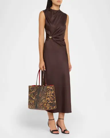 Christian Louboutin Cabata Large Tote Bag in Bengal-Print Leather | Thumbnail 5 Christian Louboutin Cabata Large Tote Bag in Bengal-Print Leather | Thumbnail 5