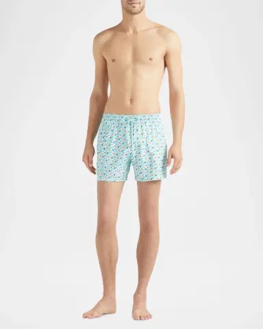 Vilebrequin Men 's Micro Ronde des Tortues Swim Trunks | Thumbnail 2 Vilebrequin Men 's Micro Ronde des Tortues Swim Trunks | Thumbnail 2