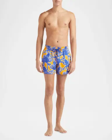 Vilebrequin Men 's Poulpes Swim Trunks | Thumbnail 2 Vilebrequin Men 's Poulpes Swim Trunks | Thumbnail 2