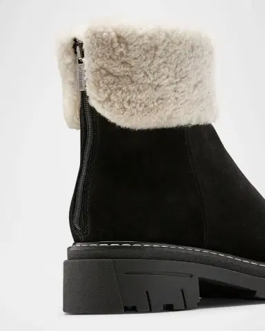 La Canadienne Dwayne Shearling-Lined Suede Booties | Thumbnail 2 La Canadienne Dwayne Shearling-Lined Suede Booties | Thumbnail 2