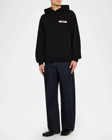 Jacquemus Men's The Mirada de-Nîmes Curved Denim Pants | Thumbnail 2 Jacquemus Men's The Mirada de-Nîmes Curved Denim Pants | Thumbnail 2