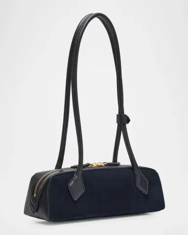 Alaïa Le Teckel Small Shoulder Bag in Suede and Leather | Thumbnail 7 Alaïa Le Teckel Small Shoulder Bag in Suede and Leather | Thumbnail 7