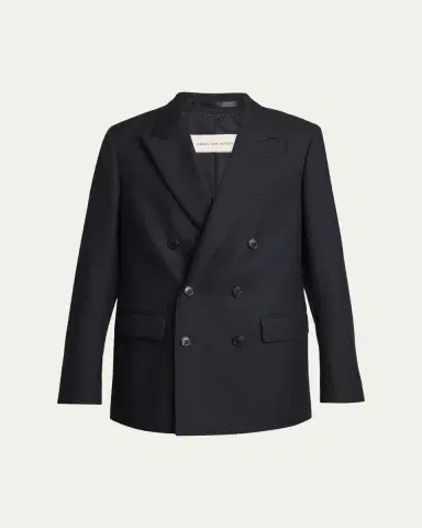 Dries Van Noten Men's Buforden Double-Breasted Wool Jacket | Thumbnail 7 Dries Van Noten Men's Buforden Double-Breasted Wool Jacket | Thumbnail 7