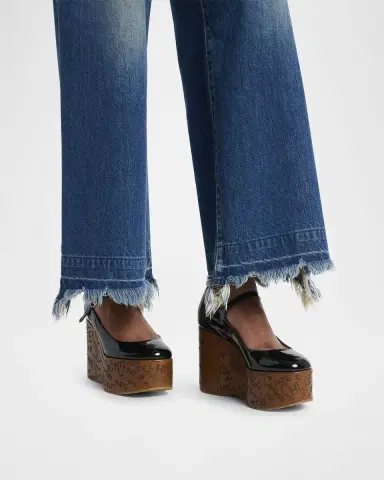 Chloé Maxime Patent Leather Platform Wedge Sandals | Thumbnail 2 Chloé Maxime Patent Leather Platform Wedge Sandals | Thumbnail 2