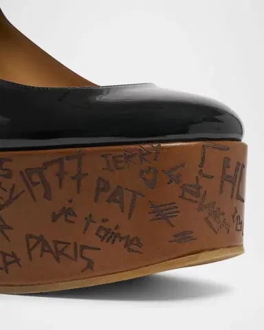 Chloé Maxime Patent Leather Platform Wedge Sandals | Thumbnail 5 Chloé Maxime Patent Leather Platform Wedge Sandals | Thumbnail 5