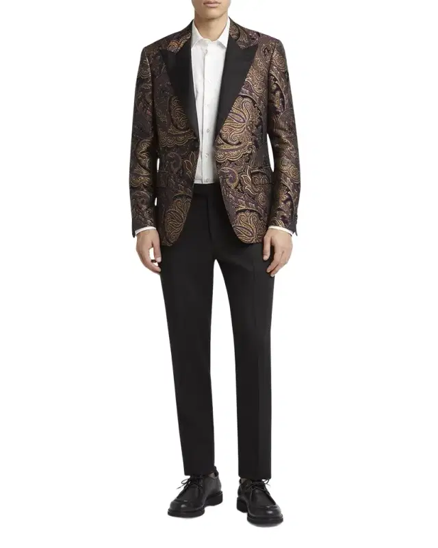 Men's Slim Flat-Front Evening Pants Men's Slim Flat-Front Evening Pants