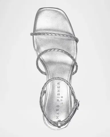 Marc Fisher LTD Beylee Braided Leather Sandals | Thumbnail 3 Marc Fisher LTD Beylee Braided Leather Sandals | Thumbnail 3