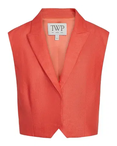 TWP Katie Cotton-Linen Vest | Thumbnail 1 TWP Katie Cotton-Linen Vest | Thumbnail 1