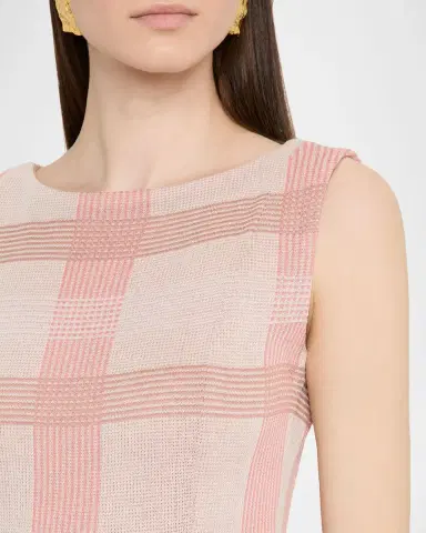 Misook Fit-&-Flare Plaid Knit Dress | Thumbnail 5 Misook Fit-&-Flare Plaid Knit Dress | Thumbnail 5