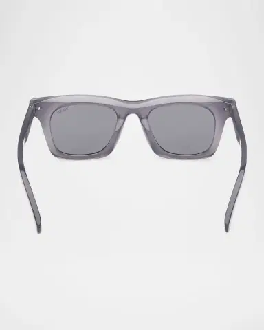 Zegna Men's Rectangular Acetate Sunglasses | Thumbnail 5 Zegna Men's Rectangular Acetate Sunglasses | Thumbnail 5