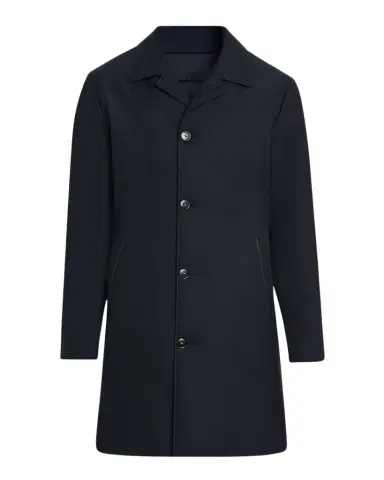 Canali Men 's Single-Breasted Technical Raincoat | Thumbnail 1 Canali Men 's Single-Breasted Technical Raincoat | Thumbnail 1