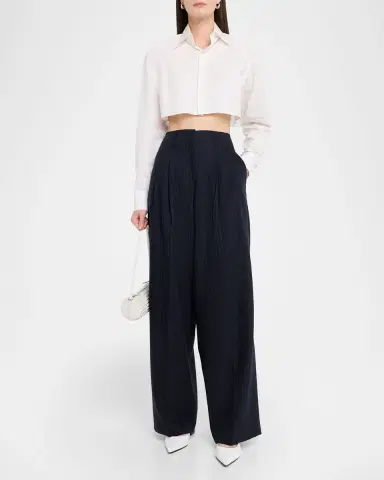 Golden Goose Journey Pinstripe Wool Pants | Thumbnail 2 Golden Goose Journey Pinstripe Wool Pants | Thumbnail 2