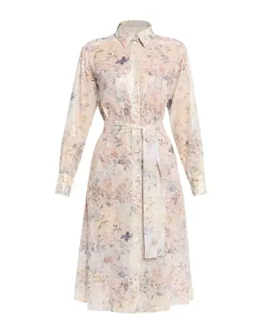 Golden Goose Journey Sequined Floral Midi Shirtdress | Thumbnail 1 Golden Goose Journey Sequined Floral Midi Shirtdress | Thumbnail 1