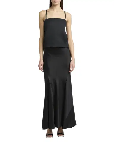 Giorgio Armani Double Silk Satin Maxi Trumpet Skirt | Thumbnail 1 Giorgio Armani Double Silk Satin Maxi Trumpet Skirt | Thumbnail 1