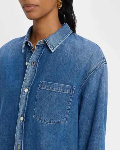 Good Work by Argent x Citizens of Humanity Harris Button-Down Cotton Denim Shirt | Thumbnail 5 Good Work by Argent x Citizens of Humanity Harris Button-Down Cotton Denim Shirt | Thumbnail 5