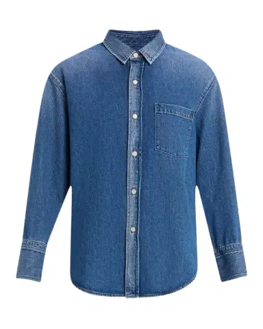 Good Work by Argent x Citizens of Humanity Harris Button-Down Cotton Denim Shirt | Thumbnail 1 Good Work by Argent x Citizens of Humanity Harris Button-Down Cotton Denim Shirt | Thumbnail 1