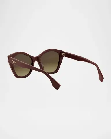 Fendi Lettering Square Acetate Sunglasses | Thumbnail 2 Fendi Lettering Square Acetate Sunglasses | Thumbnail 2
