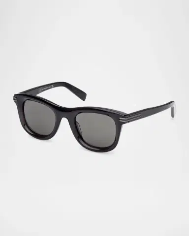 Zegna Men's Acetate Square Sunglasses | Thumbnail 3 Zegna Men's Acetate Square Sunglasses | Thumbnail 3