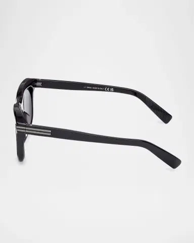 Zegna Men's Acetate Square Sunglasses | Thumbnail 4 Zegna Men's Acetate Square Sunglasses | Thumbnail 4