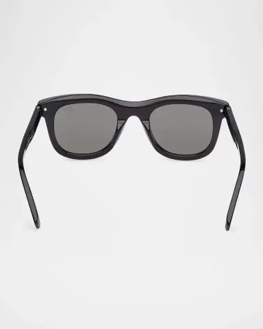 Zegna Men's Acetate Square Sunglasses | Thumbnail 5 Zegna Men's Acetate Square Sunglasses | Thumbnail 5