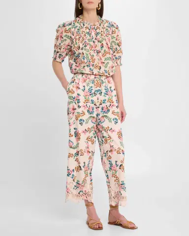 Figue Lizzy Straight-Leg Crop Pull-On Pants | Thumbnail 2 Figue Lizzy Straight-Leg Crop Pull-On Pants | Thumbnail 2