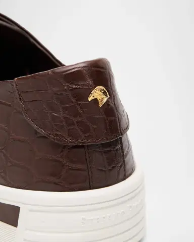 Stefano Ricci Men's Crocodile Leather Sneakers | Thumbnail 3 Stefano Ricci Men's Crocodile Leather Sneakers | Thumbnail 3