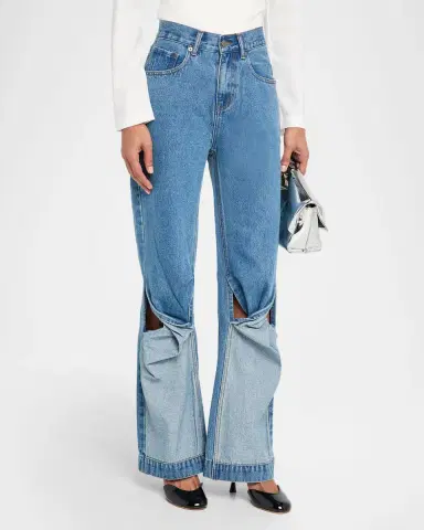 Wynn Hamlyn Mid-Rise Twist Jeans | Thumbnail 4 Wynn Hamlyn Mid-Rise Twist Jeans | Thumbnail 4