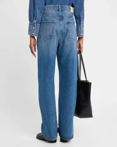 Good Work by Argent x Citizens of Humanity Ayla Baggy Straight-Leg Cotton Denim Jeans | Thumbnail 3 Good Work by Argent x Citizens of Humanity Ayla Baggy Straight-Leg Cotton Denim Jeans | Thumbnail 3