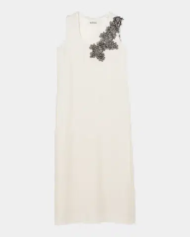 RÓHE Scoop-Neck Silk Lace Dress | Thumbnail 2 RÓHE Scoop-Neck Silk Lace Dress | Thumbnail 2