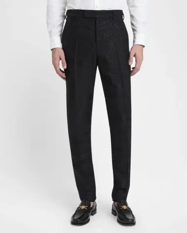 Versace Men 's Barocco Jacquard Formal Pants | Thumbnail 4 Versace Men 's Barocco Jacquard Formal Pants | Thumbnail 4