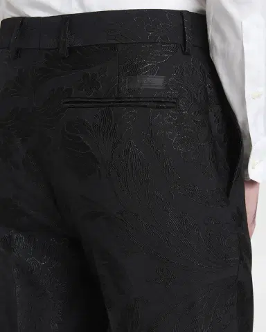 Versace Men 's Barocco Jacquard Formal Pants | Thumbnail 5 Versace Men 's Barocco Jacquard Formal Pants | Thumbnail 5