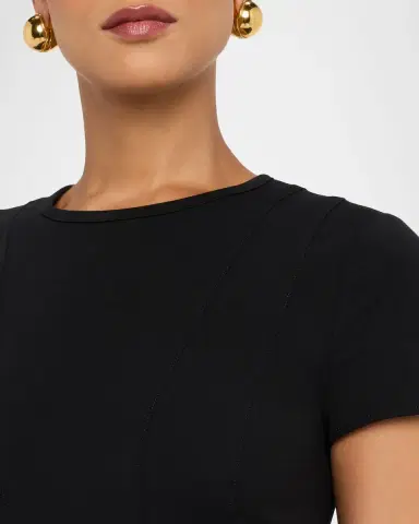 Misook Fit-&-Flare Stretch Ponte Dress | Thumbnail 5 Misook Fit-&-Flare Stretch Ponte Dress | Thumbnail 5